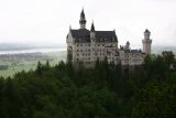 Zámek Neuschwanstein z Marienbrücke