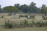Chandigarh - Růžová zahrada - hezké místo, plné odpočívajících Indů. Ale taky dost žebráků z povolání.