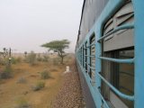 Cesta vlakem do Jodhpuru přes poušť