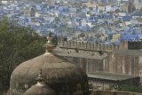 Jodhpur - modré město, pohled na město z pevnosti