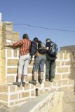 Jaisalmer - Olča, Gábina a Michal koukají z pevnosti na město