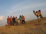 Velbloudi - naše velbloudí výprava - Olča, Gábina, Petr, Dori, Lilu, Michal