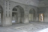Agra - mramorové místnosti v paláci