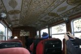 Darjeeling - až na sedačky je vagón autentický a stylový