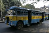 Kalkata - autobusy - zamřížované a zpravidla plné
