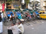 Kalkata - rikši tažené lidmi, rarita Kalkaty