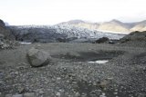 Kamenitá místa, která ledovec nedávno opustil