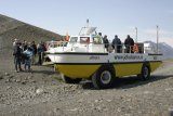 Jökulsárlón - obojživelné vozítko vozí turisty