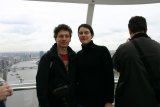 Petr a Gábina v London Eye