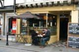 Canterbury - kávička na ulici