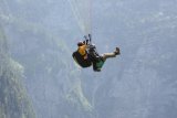 Paragliding - Tonda a Martin v tandemu
