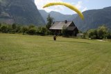 Paragliding - přistání