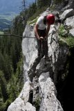 Výlet na Predigstuhl - Úzká římsa ve vrcholových partiích