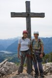Výlet na Predigstuhl - Gábina a Petr u vrcholového kříže