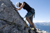 Gábina na Innsbrucker Klettersteig