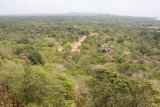 Sigiriya - výhled na zahrady a okolí