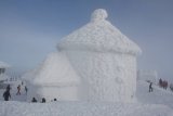 Kaple sv. Vavřince pod námrazou