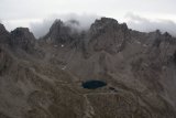 Kar s jezírkem a Karlsbader Hütte