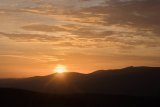 Východ slunce nad Lysečinskou horou