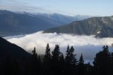 Ranní inverze nad Achensee